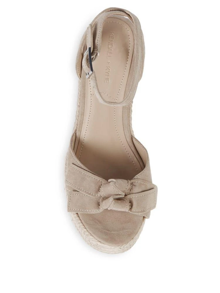 商品KENDALL & KYLIE|Gwenn Espadrille Platform Wedges,价格¥248,第5张图片详细描述