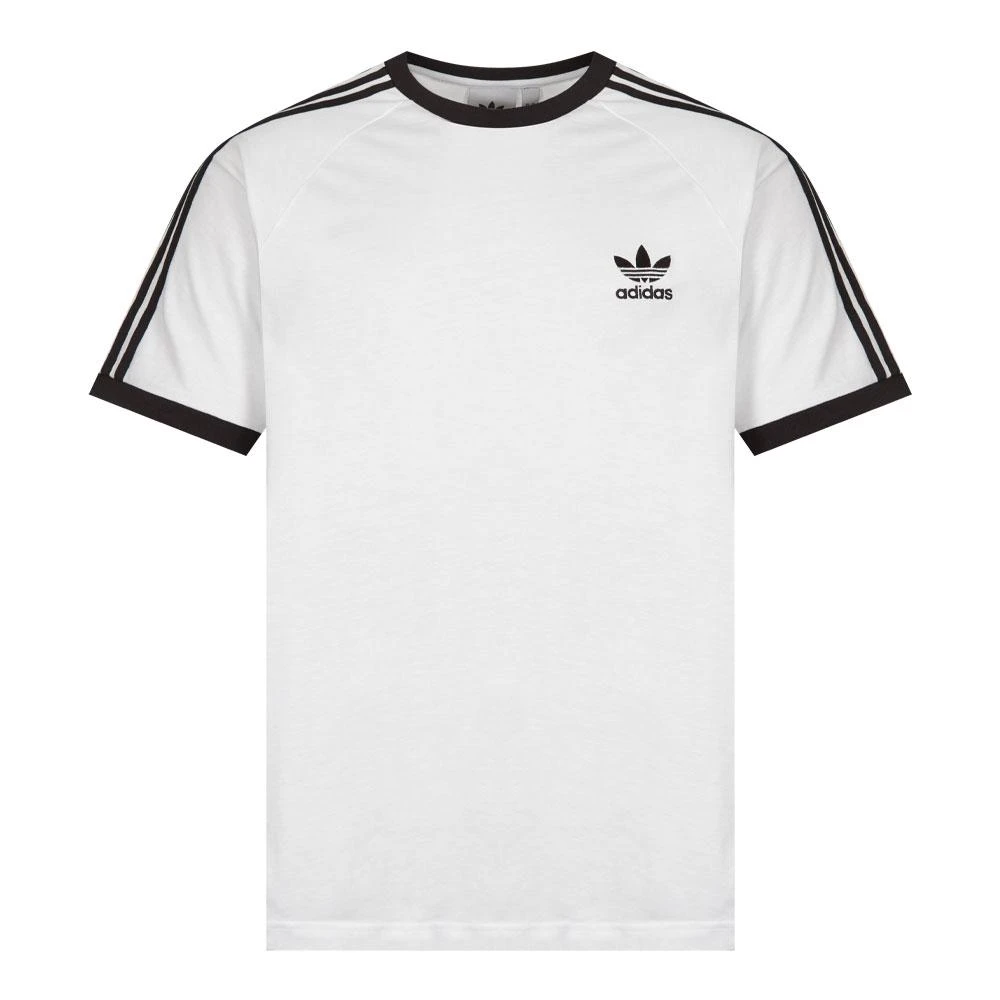 商品Adidas|adidas 3 Stripe T-Shirt - White,价格¥145,第1张图片