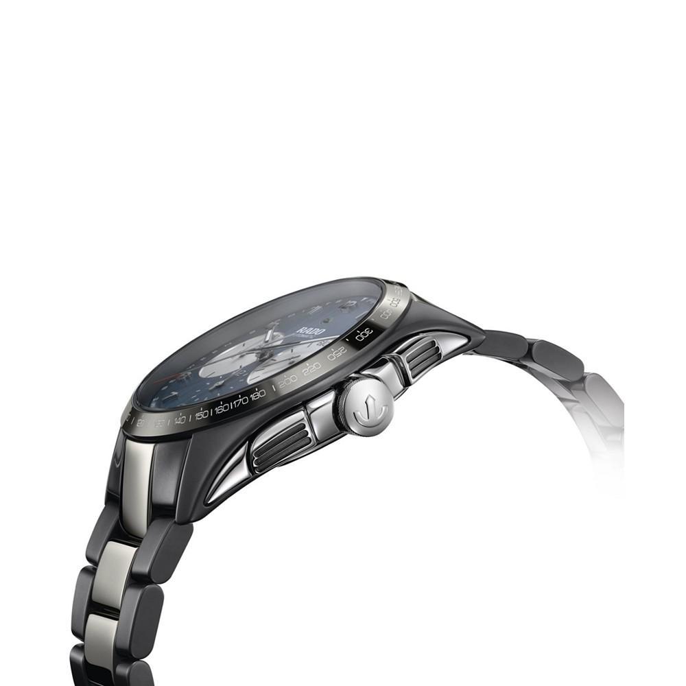 商品Rado|LIMITED EDITION Men's Swiss Automatic Chronograph HyperChrome Match Point Plasma High-Tech Ceramic Strap Watch 45mm - a Limited Edition,价格¥35649,第6张图片详细描述
