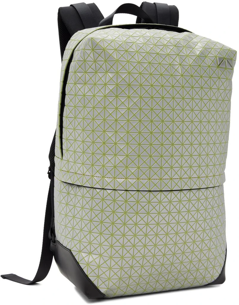 商品Issey Miyake|Green & Gray Liner Reflector Backpack,价格¥10697,第2张图片详细描述