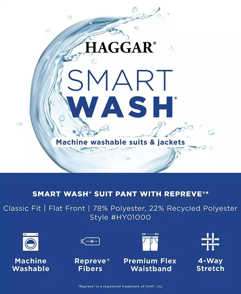 Men's Smart Wash® Classic Fit Suit Separates Pants 商品