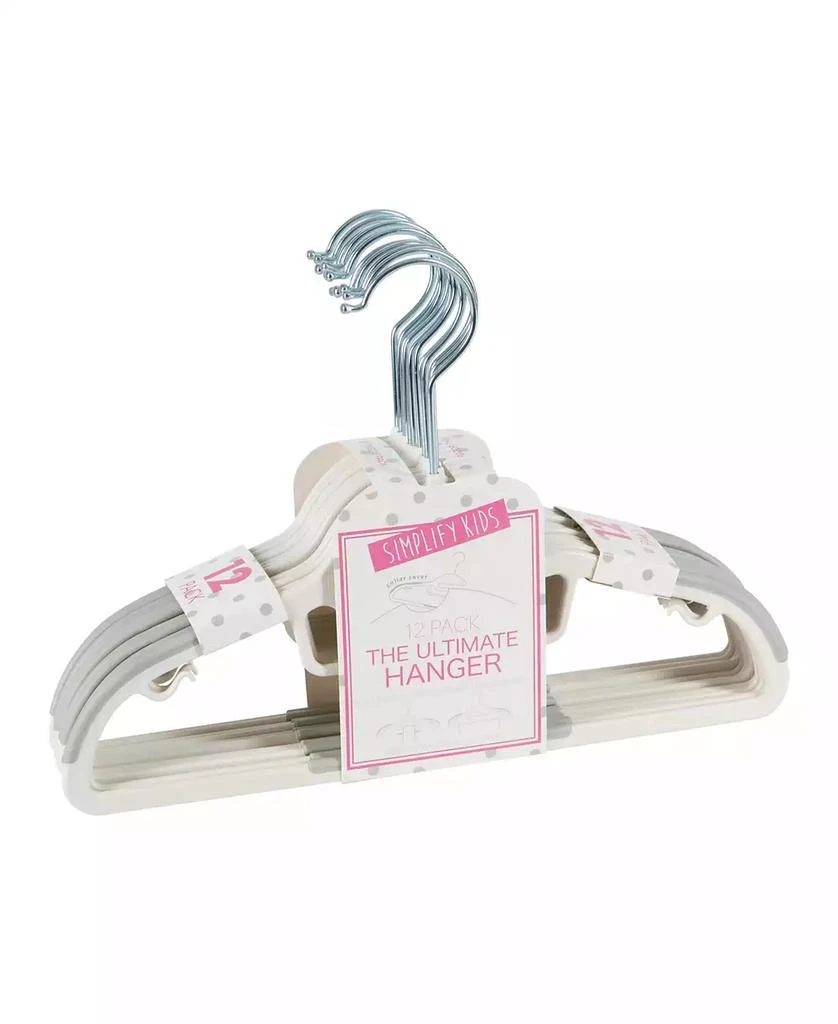 商品Simplify|Kids 12 Pack Collar Saver Ultimate Hangers,价格¥143,第1张图片