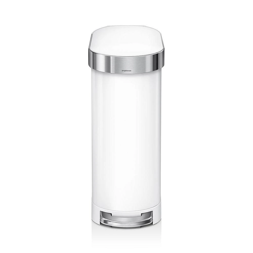 商品simplehuman|45 Liter Slim Kitchen Trash Can with Liner Pocket,价格¥834,第1张图片