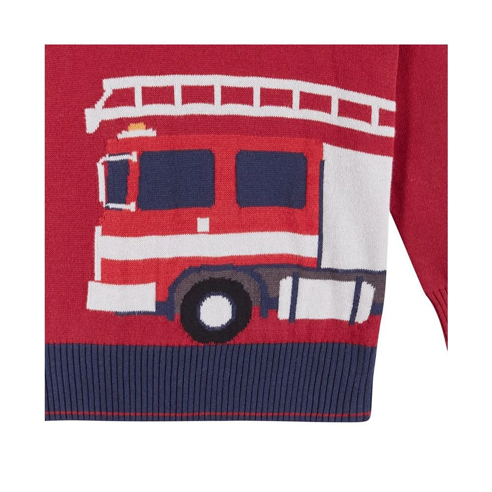 商品Andy & Evan|Toddler/Child Boys Firetruck Graphic Sweater,价格¥323,第3张图片详细描述