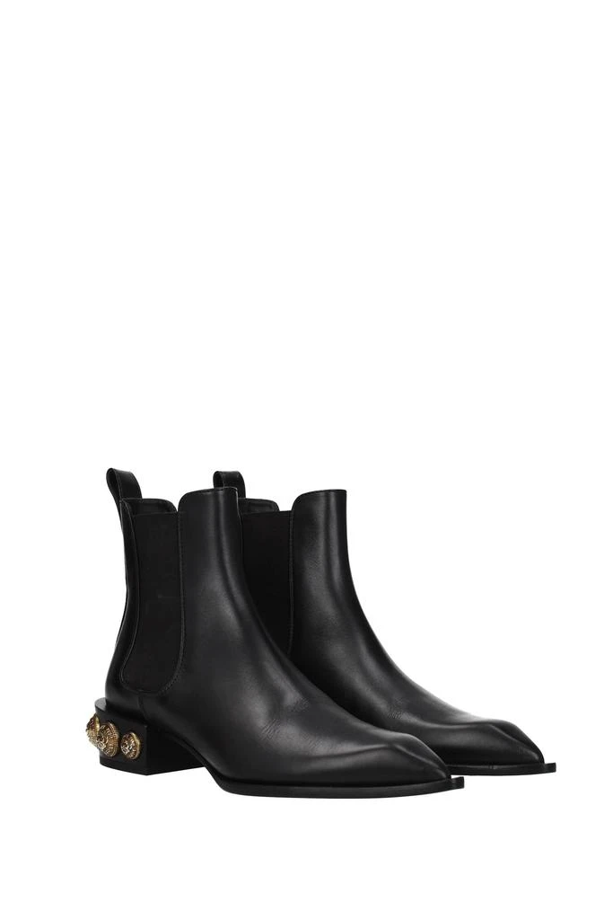 商品Balmain|Ankle boots Leather Black,价格¥4018,第2张图片详细描述