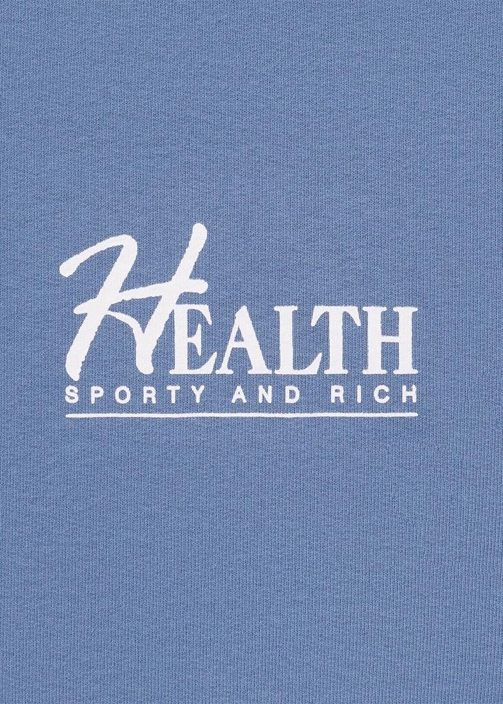 Sporty & Rich Steel Blue Big H Sweatshirt商品第5张图片规格展示