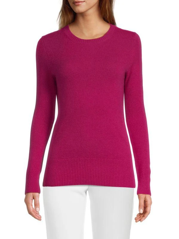 商品Saks Fifth Avenue|Crewneck 100% Cashmere Sweater,价格¥318,第1张图片