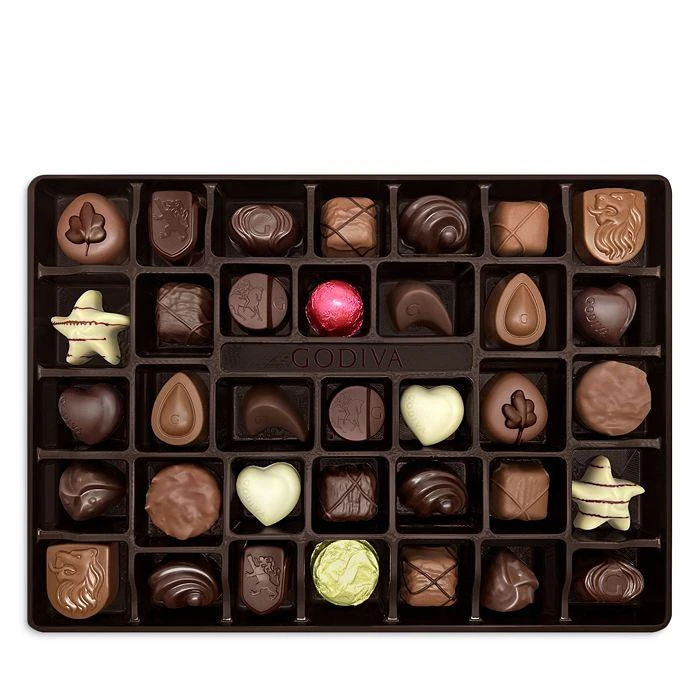 商品Godiva|Holiday Wreath Chocolate Assortment Gift Box, 36 Piece,价格¥489,第2张图片详细描述