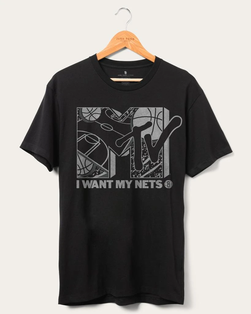 商品Junk Food Clothing|Nets x MTV I Want My Fan Tee,价格¥106,第1张图片