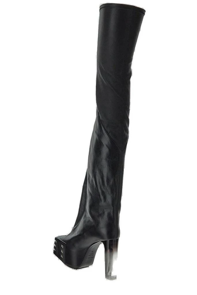 商品Rick Owens|Rick Owens Thigh High Platform Boots,价格¥18524,第3张图片详细描述