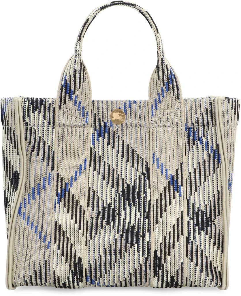 商品Burberry|CHECK MOTIF MINI TOTE BAG,价格¥8214,第4张图片详细描述