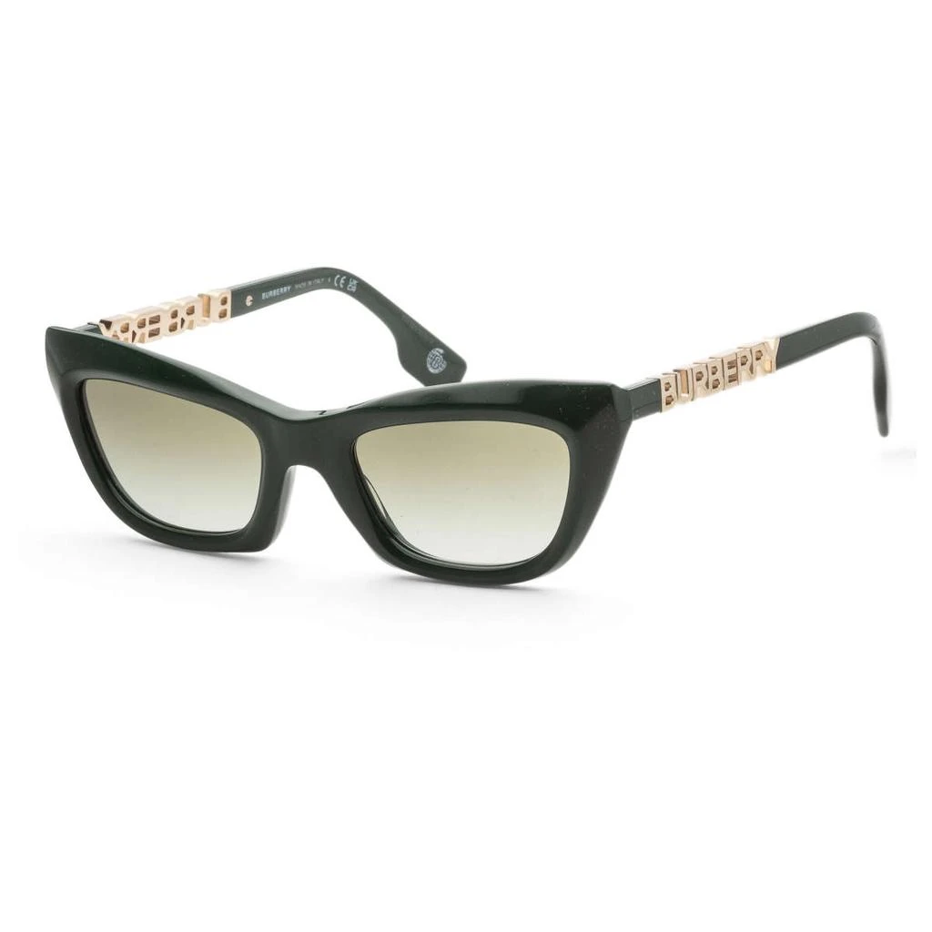 商品Burberry|Burberry Women's Green Cat-Eye Sunglasses,价格¥865,第1张图片