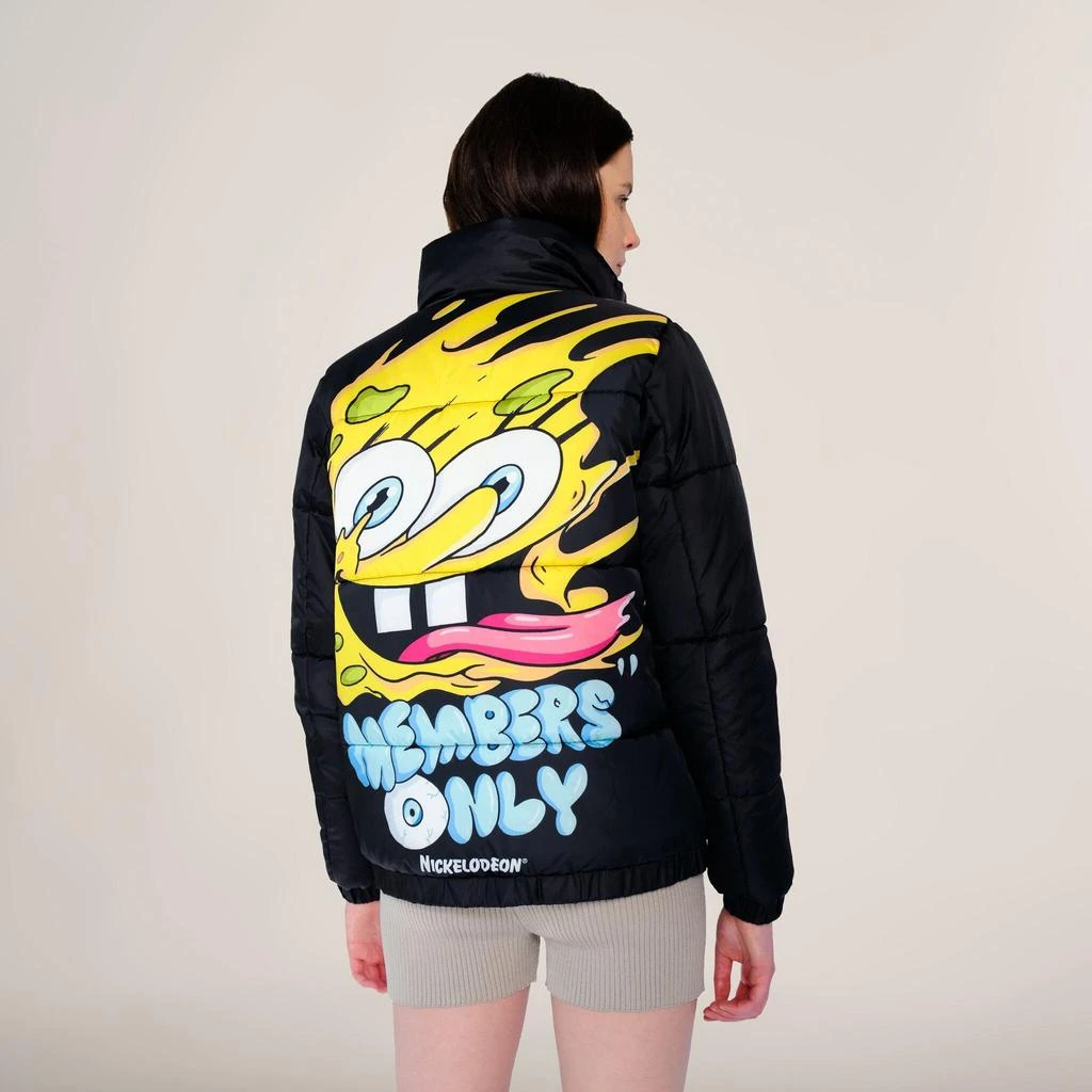 商品Members Only|Women's Spongebob Reversible Cire Puffer Jacket,价格¥294,第1张图片详细描述