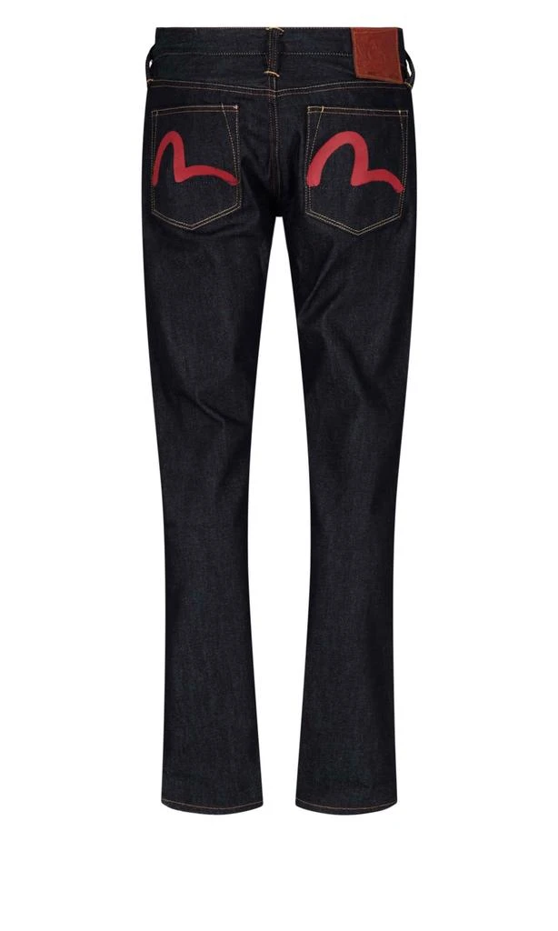 商品Evisu|Evisu Men&#39;s  Blue Cotton Jeans,价格¥2328,第3张图片详细描述
