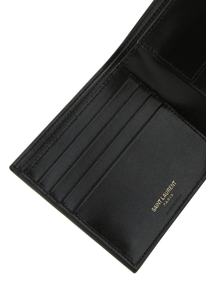 商品Yves Saint Laurent|Saint Laurent Black Leather Wallet,价格¥3440,第4张图片详细描述