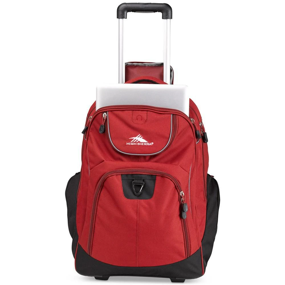 商品High Sierra|Powerglide Rolling Backpack in Brick,价格¥636,第2张图片详细描述