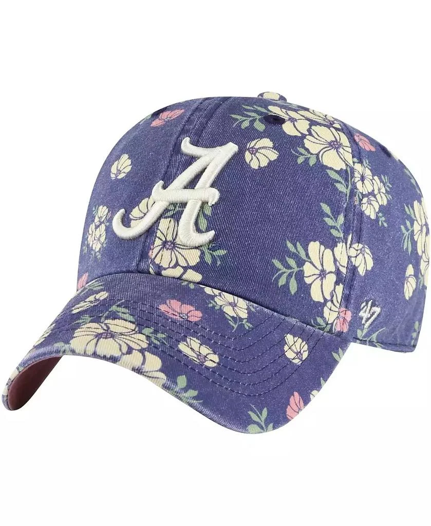 商品47 Brand|Women's Navy Alabama Crimson Tide Primrose Clean Up Adjustable Hat,价格¥240,第1张图片