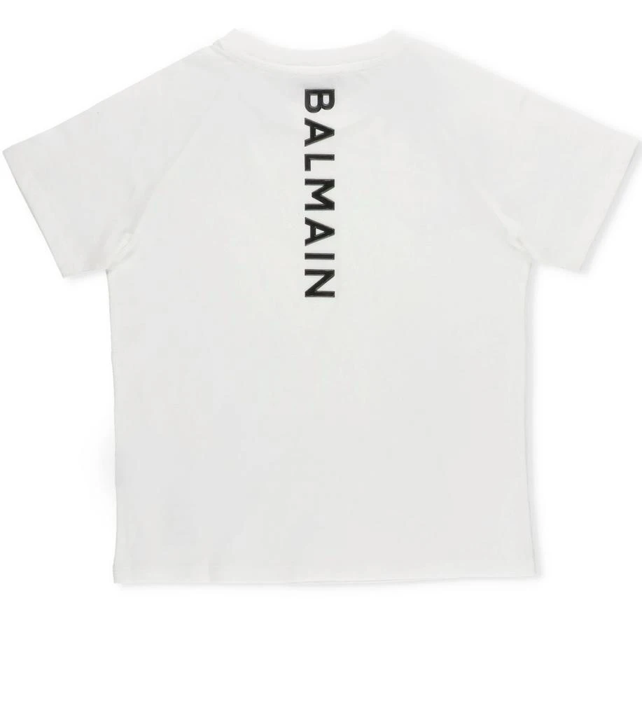 商品Balmain|Balmain Kids Logo Printed Crewneck T-Shirt,价格¥1093,第2张图片详细描述