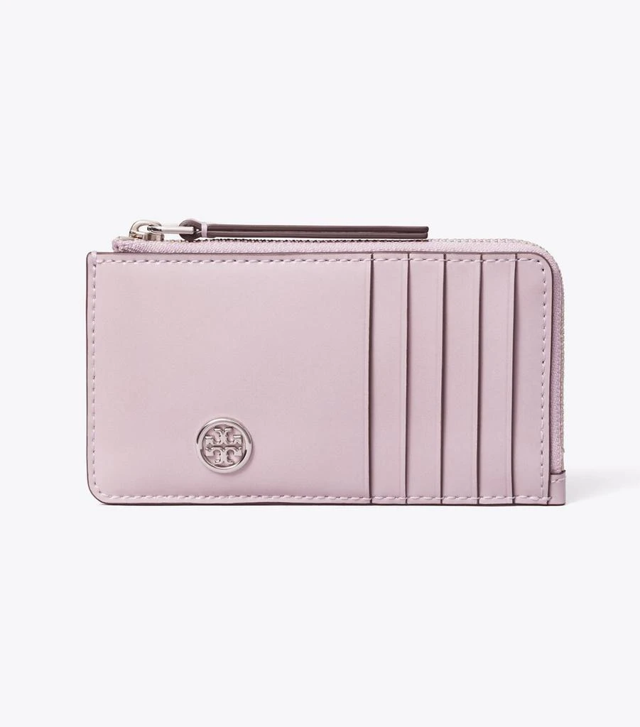 商品Tory Burch|Robinson Spazzolato Top-Zip Card Case,价格¥1070,第2张图片详细描述