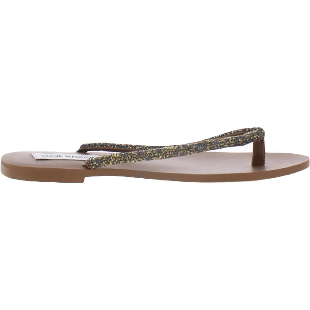 商品Steve Madden|Steve Madden Womens Simplicity Rhinestone Slip On Flip-Flops,价格¥108,第2张图片详细描述