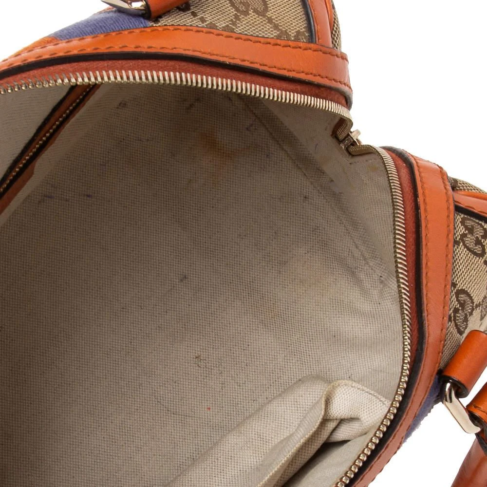 Gucci Beige/Brown GG Canvas And Leather Small Vintage Web Boston Bag 商品