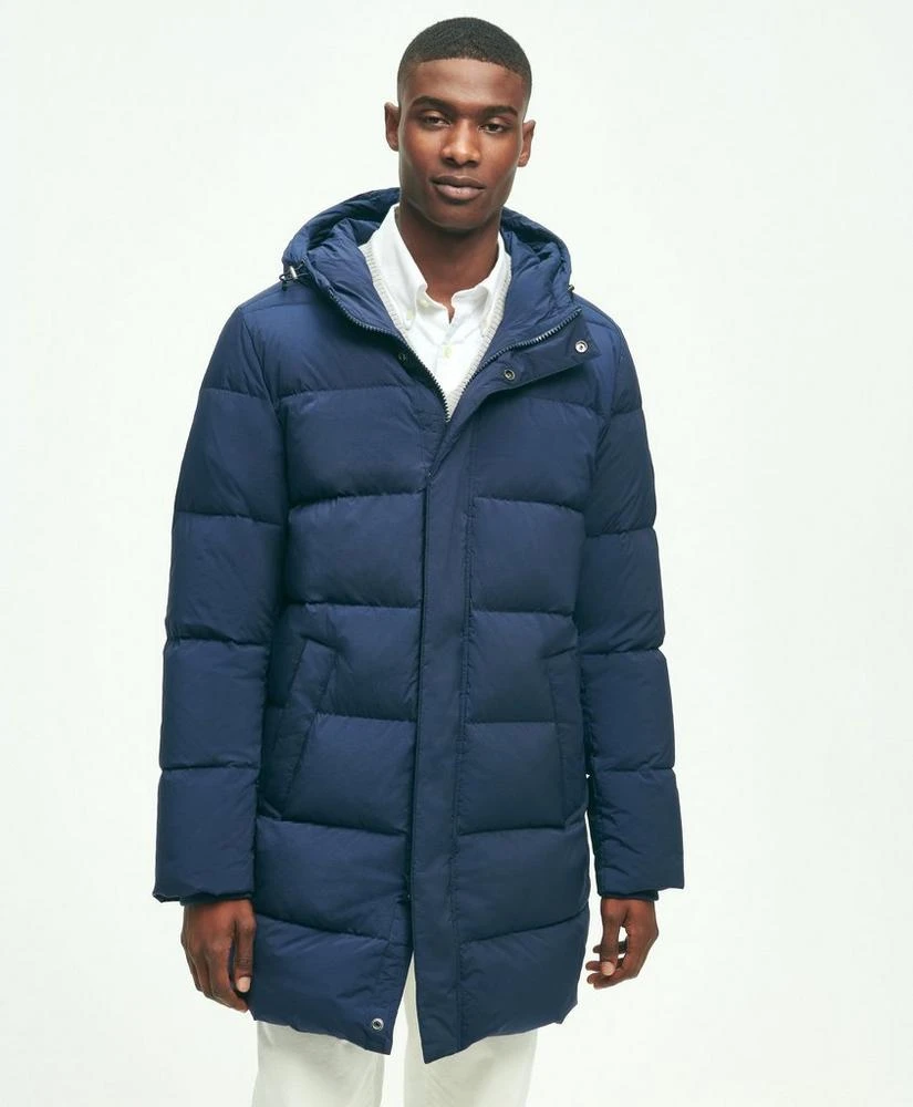 商品Brooks Brothers|Tech Hooded Down Puffer Parka,价格¥1948,第2张图片详细描述