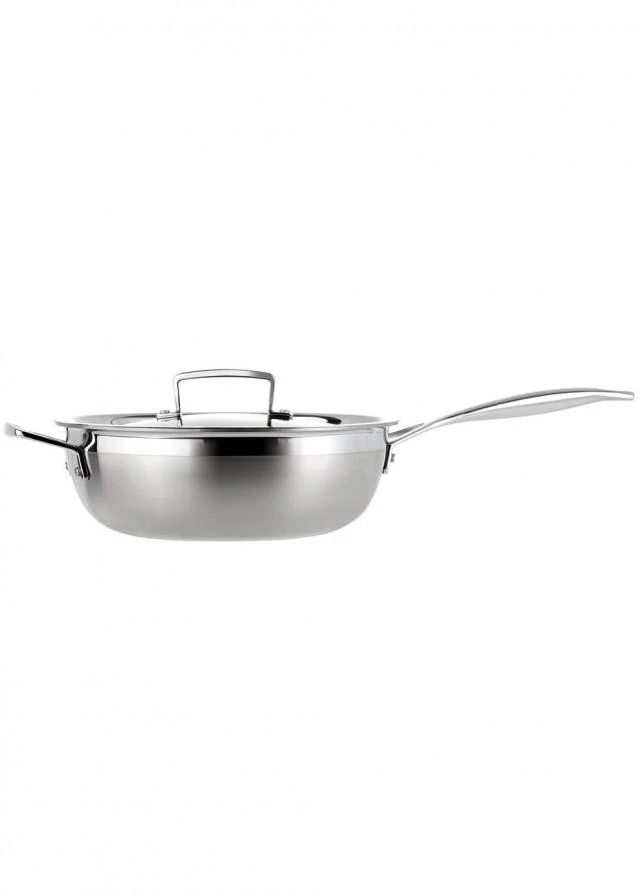商品Le Creuset|3-ply stainless steel non-stick chefs pan 24cm,价格¥1944,第2张图片详细描述