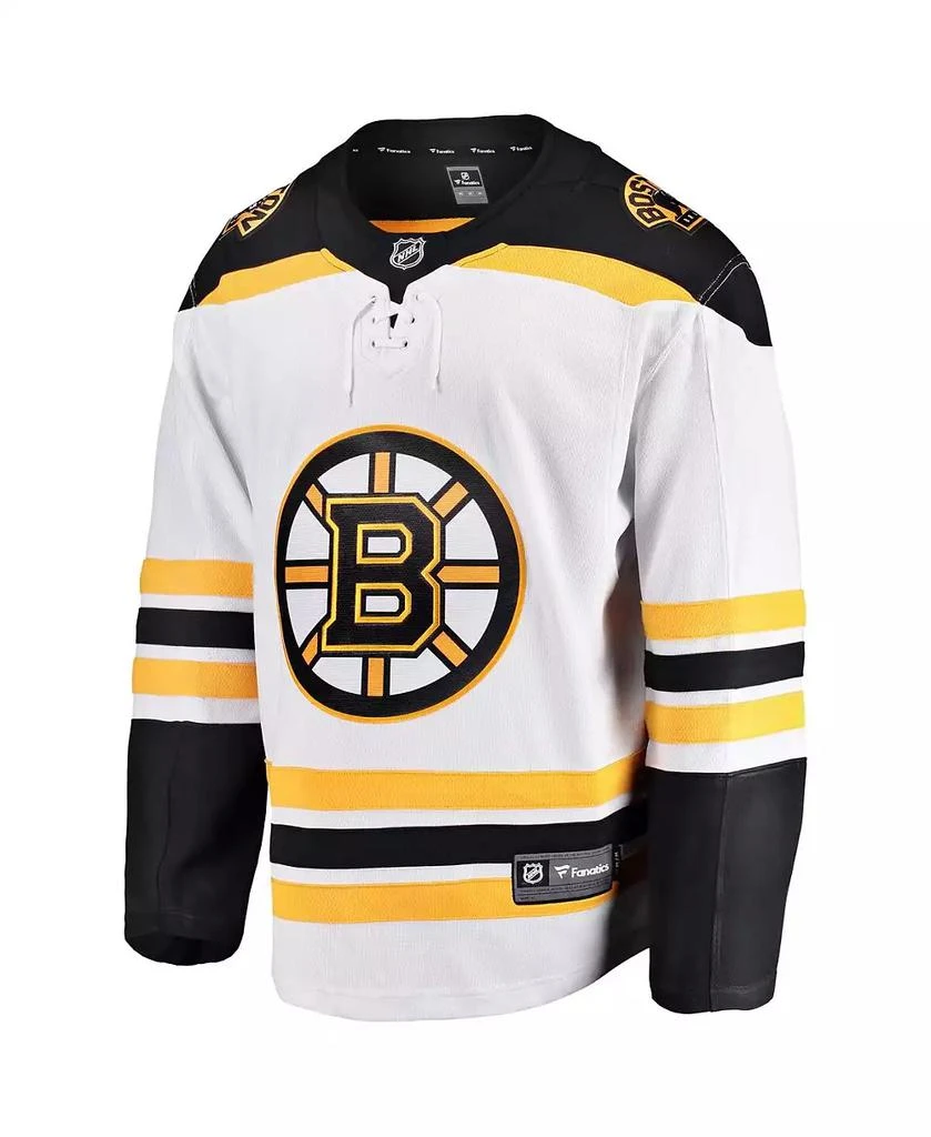 商品Fanatics|Men's White Boston Bruins Breakaway Away Jersey,价格¥1015,第3张图片详细描述