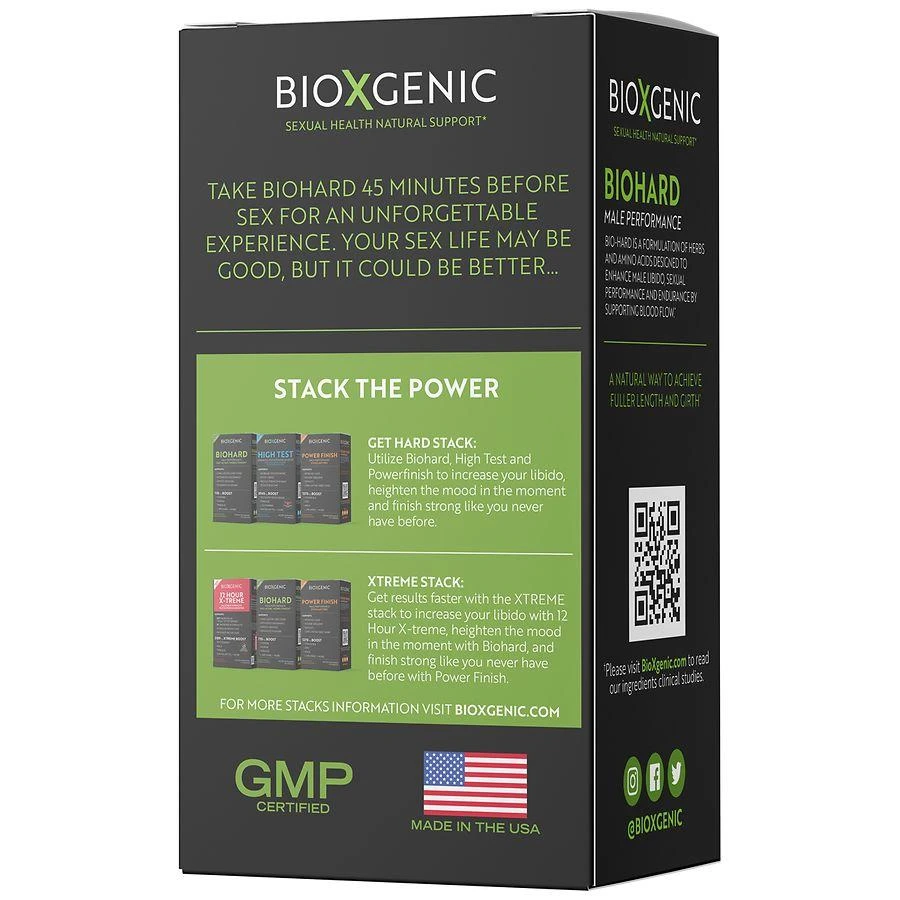 商品BioXgenic|Bio-Hard Male Performance Capsules,价格¥293,第5张图片详细描述