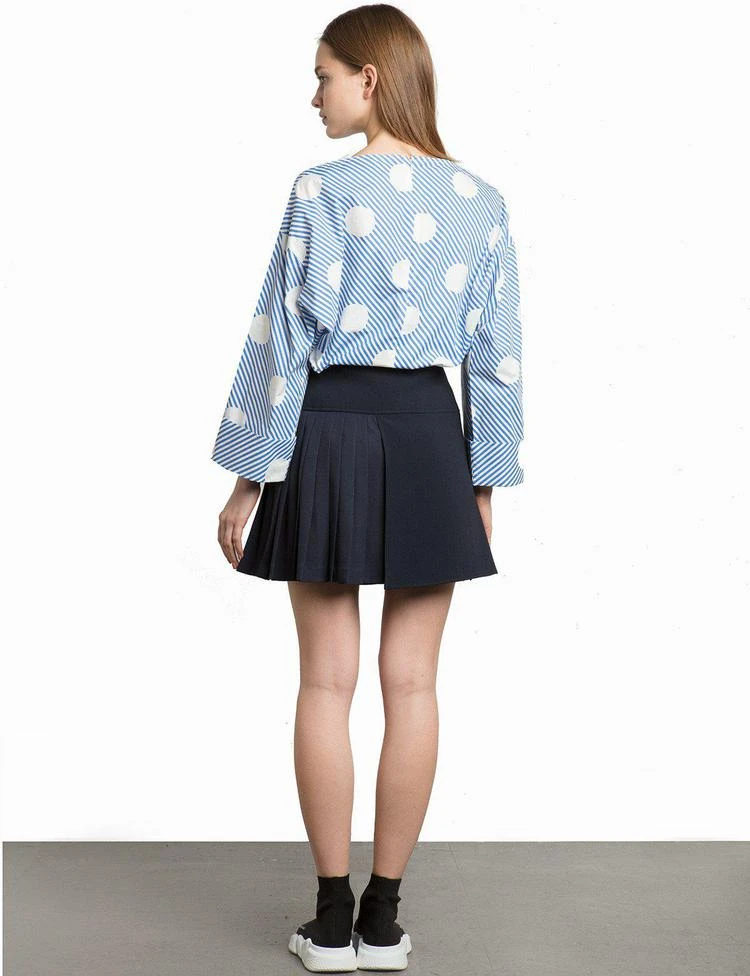 Polka Dot Striped Top 商品