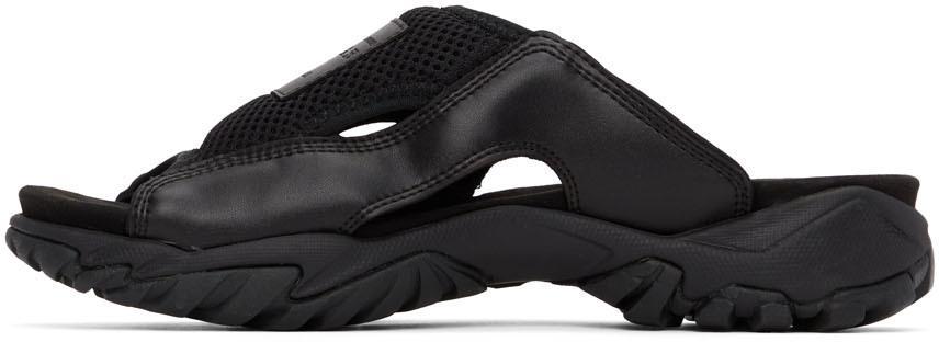 商品Alexander McQueen|Black Slide Sandals,价格¥2160,第5张图片详细描述