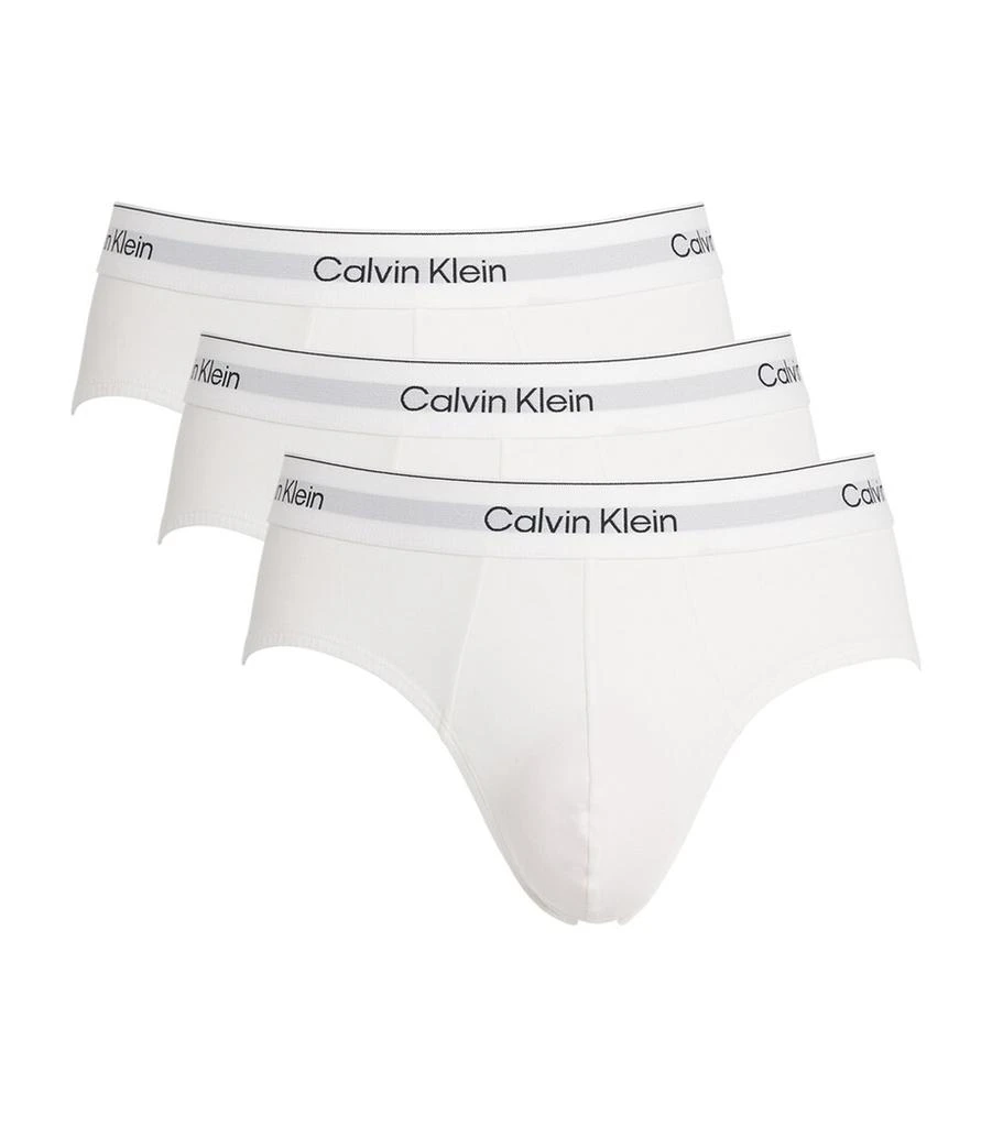 商品Calvin Klein|Cotton Stretch Icon Hip Briefs (Pack of 3),价格¥398,第1张图片