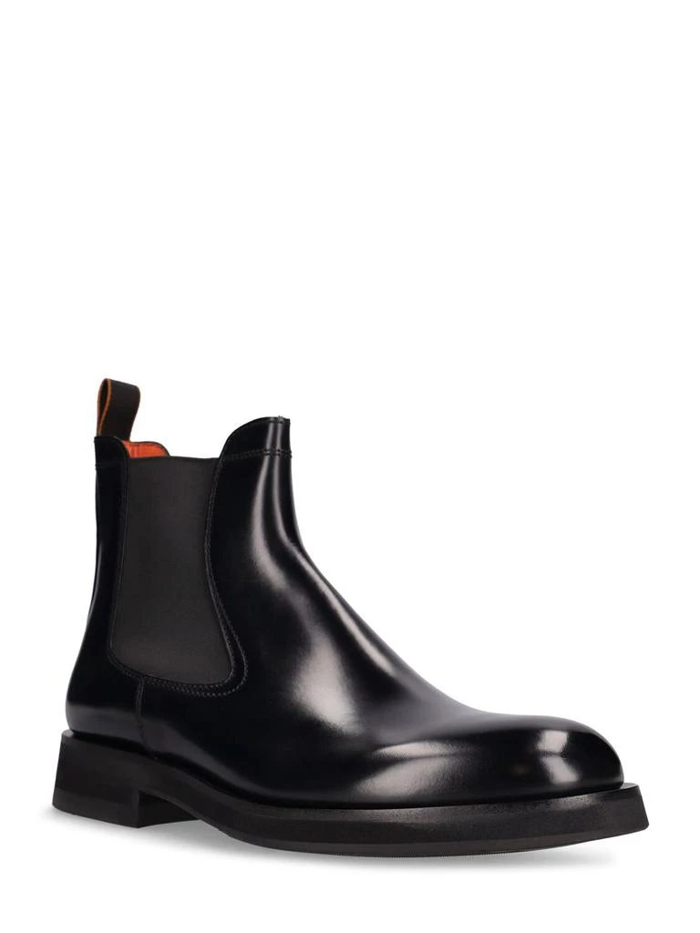 商品Santoni|Deliver Leather Chelsea Boots,价格¥3653,第2张图片详细描述