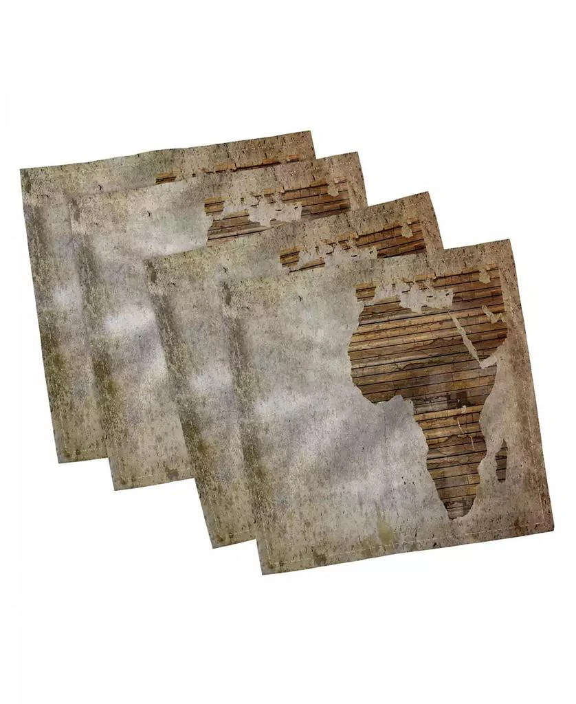 商品Ambesonne|African Set of 4 Napkins, 18" x 18",价格¥205,第1张图片