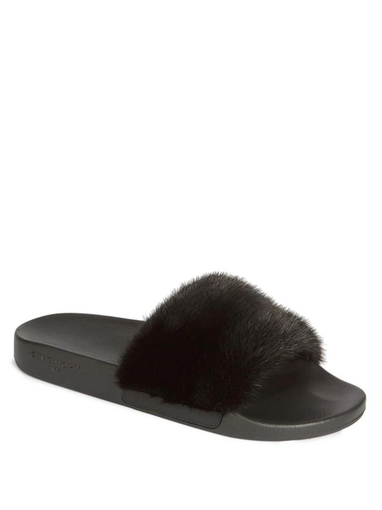 商品Givenchy|Men's Mink Fur Slides,价格¥4460,第1张图片