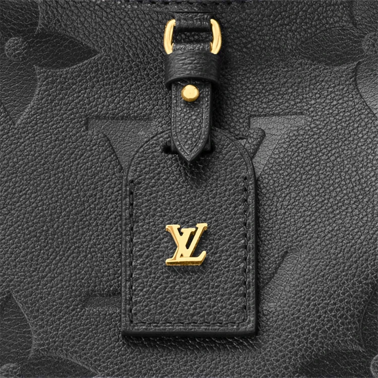 商品[国内直发] Louis Vuitton|Carryall MM金色五金可调节肩带拉链开合 压花柔软粒面牛皮 手提单肩包 中号 女款 黑色,价格¥28439,第7张图片详细描述