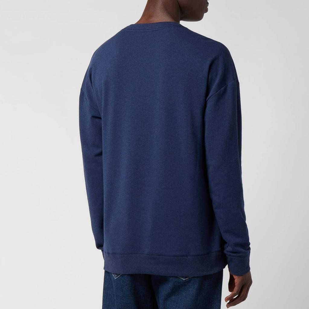 Calvin Klein Men's Crewneck Sweatshirt - Midnight Heather商品第2张图片规格展示