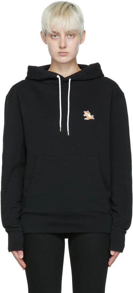 商品Maison Kitsune|Black Chillax Fox Hoodie,价格¥1167,第1张图片