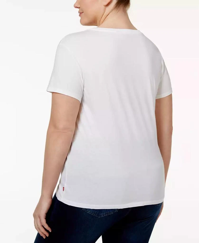 商品Levi's|Trendy Plus Size Perfect Logo Cotton T-Shirt,价格¥131,第2张图片详细描述