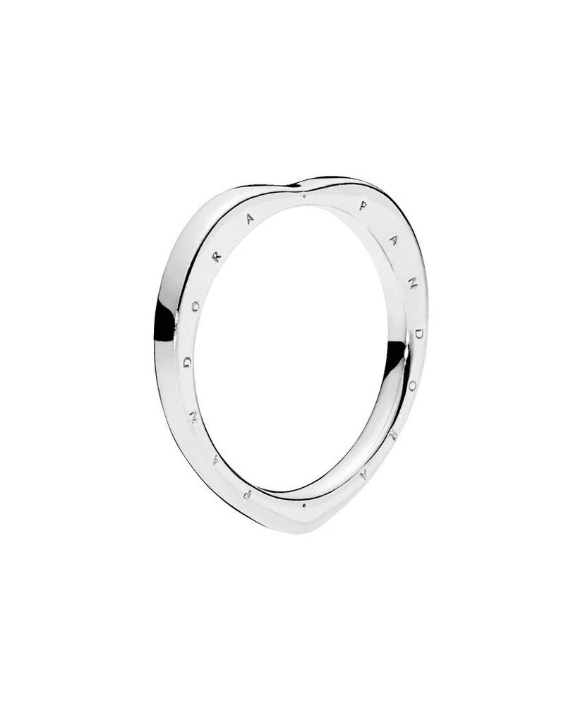 商品PANDORA|Pandora Jewelry Silver Signature Arcs of Love Ring,价格¥119,第1张图片