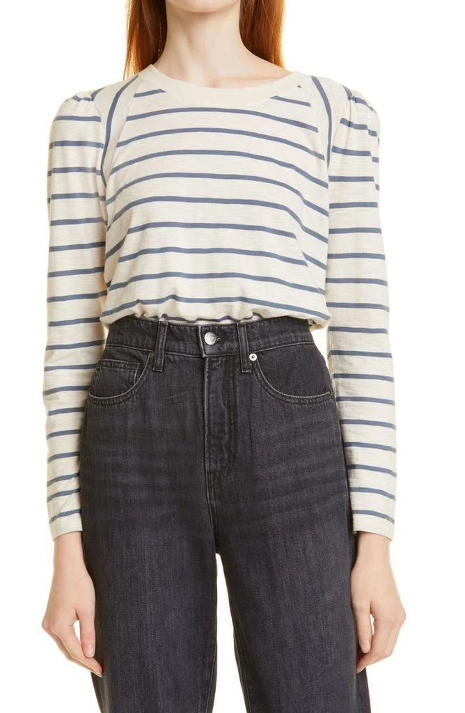 商品VERONICA BEARD|Mason Stripe Long SleeveT-Shirt,价格¥534,第1张图片