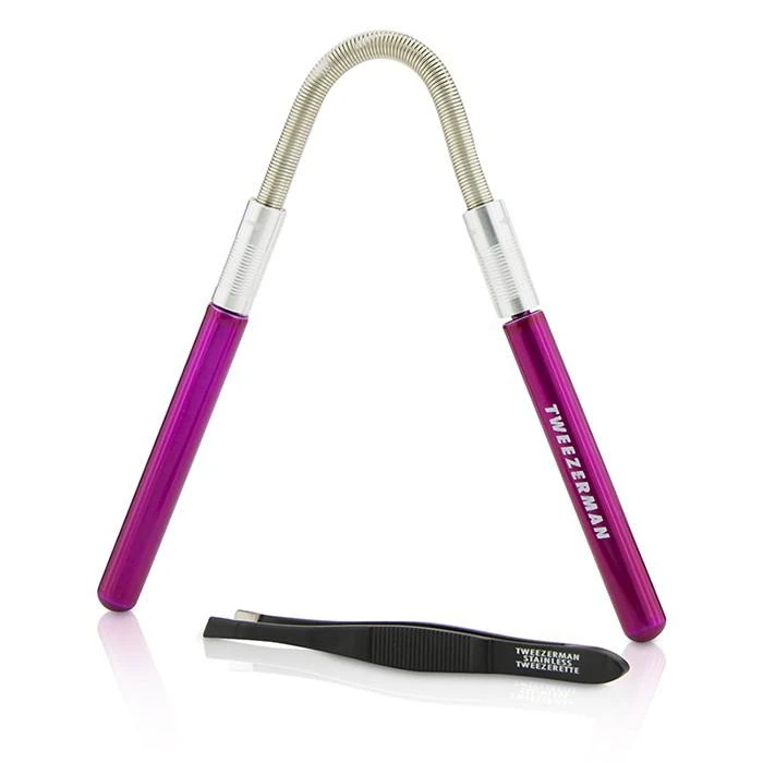 商品Tweezerman|Tweezerman 脸部除毛器 除毛夹 Facial Hair Remover-粉色(附黑色眉镊) -粉色(附黑色眉镊)(2pcs),价格¥185,第2张图片详细描述