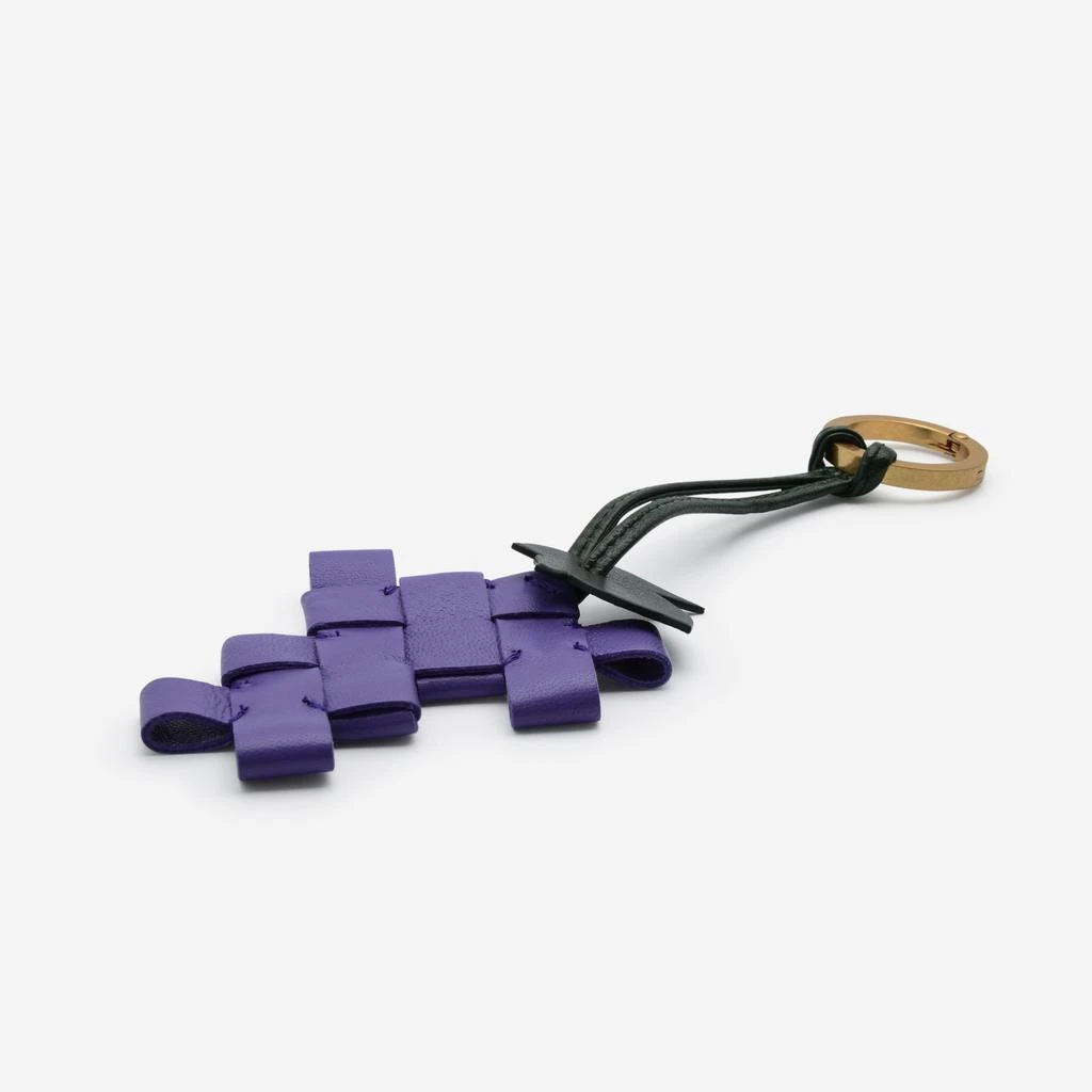 商品Bottega Veneta|Bottega Veneta Purple And Multicolor Leather Key Chain 629570-Vcqc2-5312,价格¥1020,第2张图片详细描述
