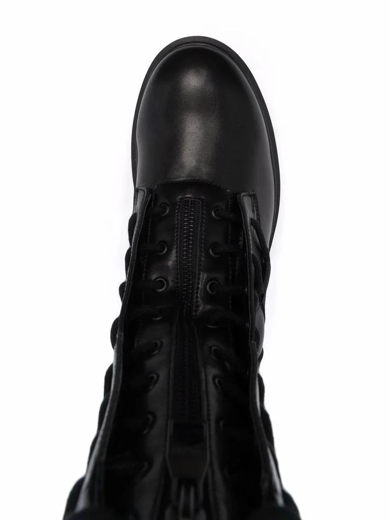 商品Versace|Versace jeans men's black leather ankle boots,价格¥2480,第4张图片详细描述