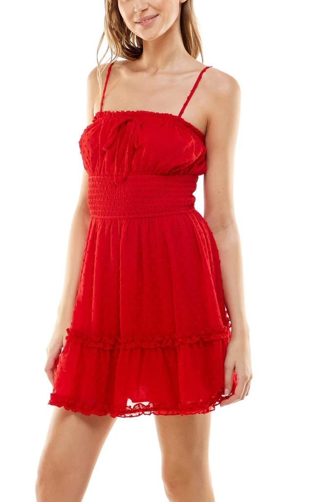 商品ROW A|Clip Dot Fit & Flare Dress,价格¥245,第4张图片详细描述