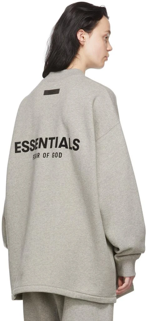 商品Essentials|Gray Relaxed Sweatshirt,价格¥186,第3张图片详细描述