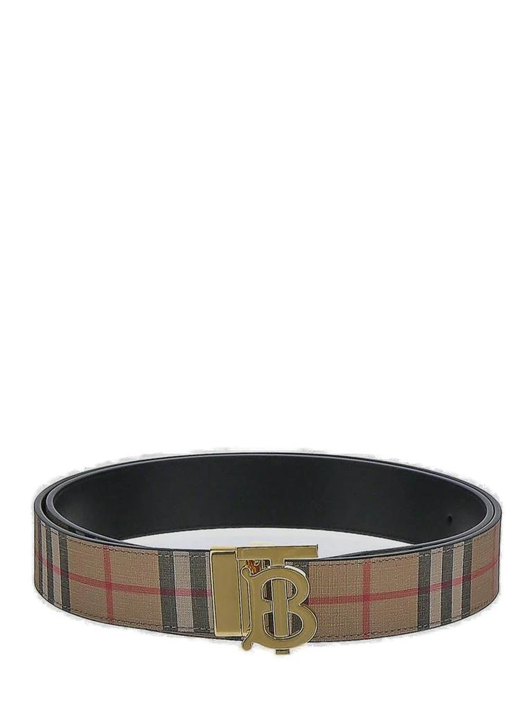 商品Burberry|Burberry Monogram Motif Vintage Check Reversible Belt,价格¥2930,第1张图片