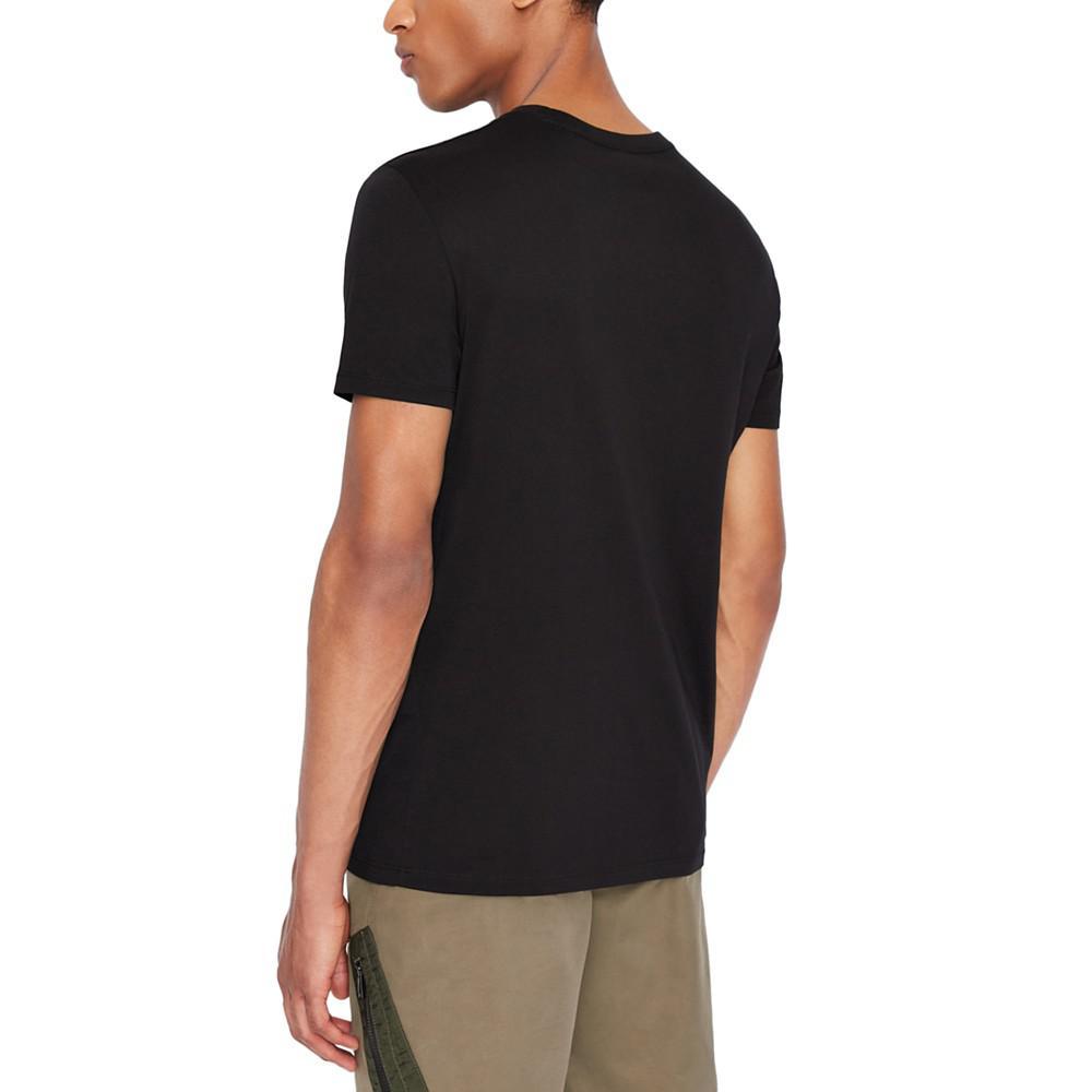 商品Armani Exchange|Men's Slim-Fit Box Logo T-Shirt,价格¥305,第4张图片详细描述