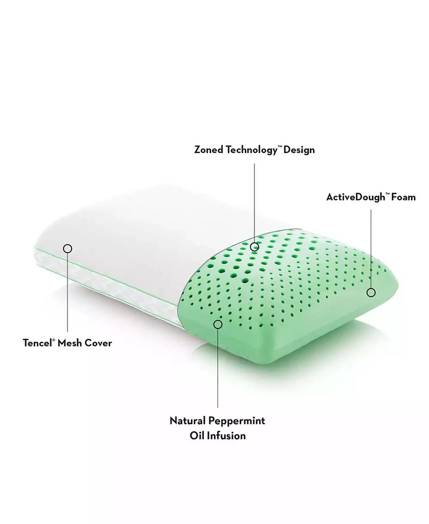 商品Malouf|Z Zoned ActiveDough Gel Memory Foam Pillow,价格¥927,第4张图片详细描述