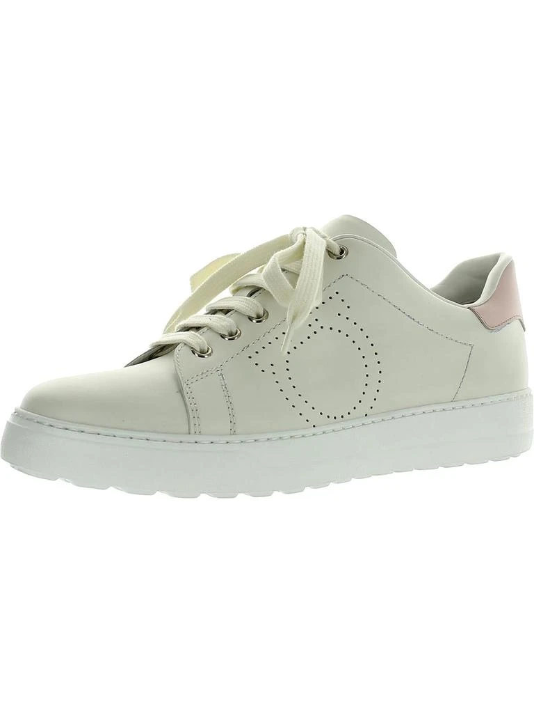 商品Salvatore Ferragamo|Pierre Womens Faux Leather Low Top Casual and Fashion Sneakers,价格¥2124,第1张图片